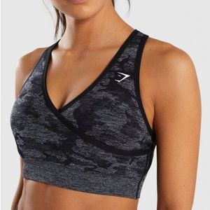 Gymshark Camo sports bra -NWT